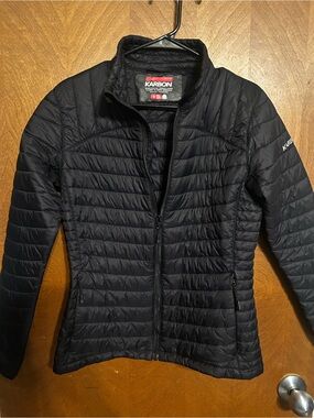 Karbon Women's Black Lightweight Packable Puffer Jacket